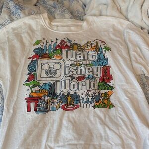 Disney White Graphic Tee
